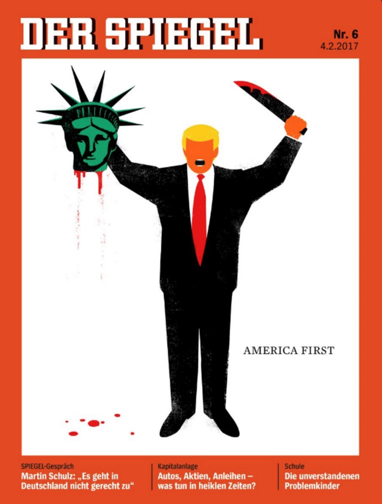 FOTO Internetom se munjevito širi brutalna naslovnica Der Spiegela o Trumpu